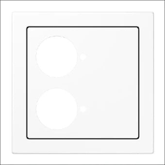 JUNG LS927.202WW Bedienelement / Zentralplatte Schalterprogramm 70 mm