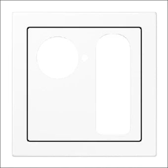JUNG LS927.251WW Bedienelement / Zentralplatte Schalterprogramm 70 mm