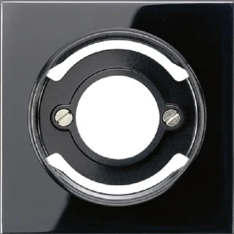 JUNG LS937SW Bedienelement / Zentralplatte Schalterprogramm 70 mm