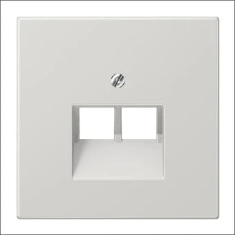 JUNG LS969-2UALG Bauteil / Zentralplatte Kommunikations-Schalterprogramm