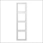 JUNG LS983WW Abdeckrahmen Schalterprogramm 11 mm