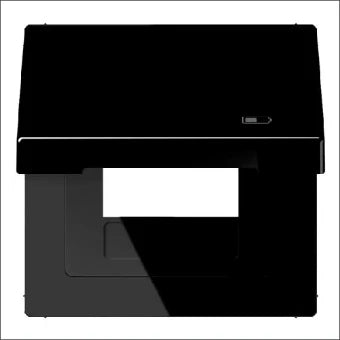 JUNG LS990BFKLUSBSW Abdeckrahmen Schalterprogramm 18 mm