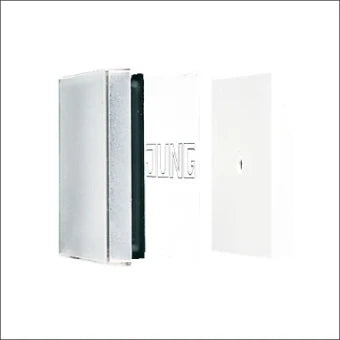 JUNG LS990NAGL Bedienelement / Zentralplatte Schalterprogramm 70 mm