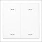 JUNG LS990PWW Bedienelement / Zentralplatte Schalterprogramm 70 mm