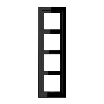 JUNG LSD984SW Abdeckrahmen Schalterprogramm 11 mm