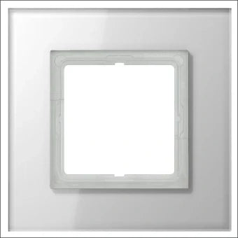 JUNG LSP981GLWW Abdeckrahmen Schalterprogramm 11 mm