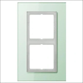 JUNG LSP982GLAS Abdeckrahmen Schalterprogramm 11 mm
