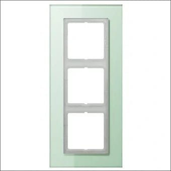 JUNG LSP983GLAS Abdeckrahmen Schalterprogramm 11 mm