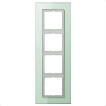 JUNG LSP984GLAS Abdeckrahmen Schalterprogramm 11 mm