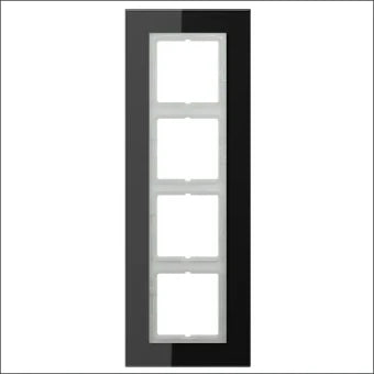 JUNG LSP984GLSW Abdeckrahmen Schalterprogramm 11 mm