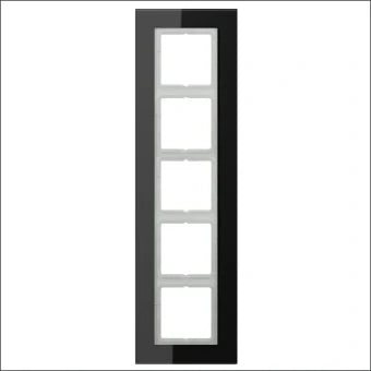 JUNG LSP985GLSW Abdeckrahmen Schalterprogramm 11 mm