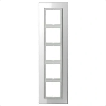 JUNG LSP985GLWW Abdeckrahmen Schalterprogramm 11 mm