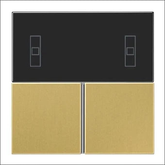 JUNG ME4093TSAC Bedienelement / Zentralplatte Schalterprogramm 70 mm