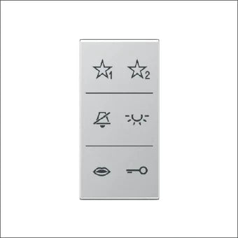 JUNG SIA6ADCAL Bedienelement / Zentralplatte Schalterprogramm 25 mm