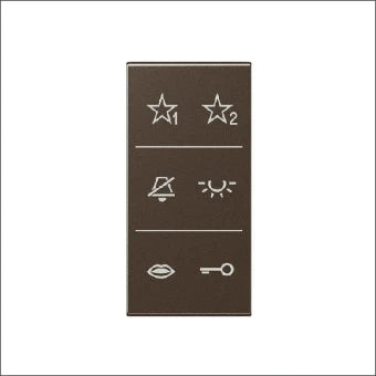 JUNG SIA6ADCMO Bedienelement / Zentralplatte Schalterprogramm 25 mm