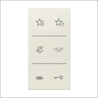 JUNG SIA6CDDCW Bedienelement / Zentralplatte Schalterprogramm 33 mm