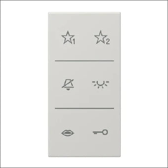 JUNG SIA6LSDCLG Bedienelement / Zentralplatte Schalterprogramm 33 mm