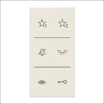 JUNG SIA6LSDCW Bedienelement / Zentralplatte Schalterprogramm 33 mm