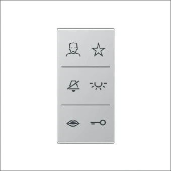 JUNG SIV6ADCAL Bedienelement / Zentralplatte Schalterprogramm 25 mm