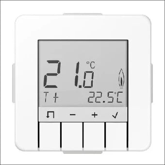 JUNG TRDCD231WW Ruimtethermostaat (huishoudelijk, niet industrieel) 67 mm