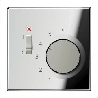 JUNG TRGCR241 Ruimtethermostaat (huishoudelijk, niet industrieel) 70 mm