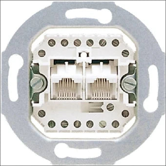 JUNG UAE8-8UPO Bauteil / Zentralplatte Kommunikations-Schalterprogramm