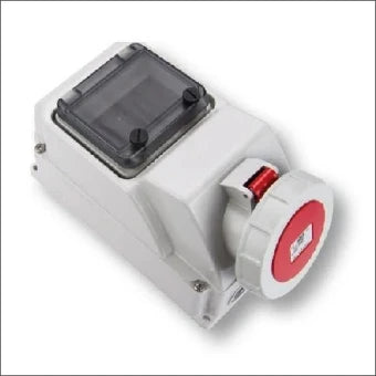 PCE 103809 752523-6 CEE-contactdoos uitschakelbaar, beveiligd (IEC 60309)