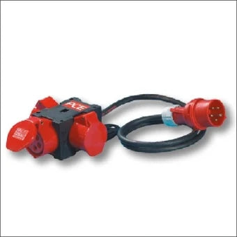 PCE 104198 CEE-contactdoos combinatie (IEC 60309) 195 mm