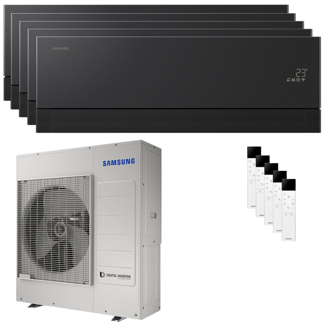 Samsung WindFree Première Plus 7000+7000+7000+7000+7000 BTU – Multisplit-Klimagerät (5 Innengeräte), 9,5/11 kW, R32, A++/A+, WLAN