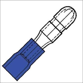 KLEMKO 100420 Aderdoorverbinder rond/vlak