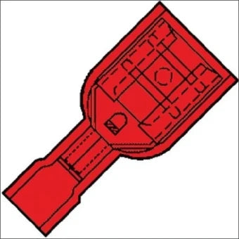 KLEMKO 101210 Aderdoorverbinder rond/vlak