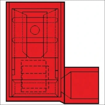 KLEMKO 156145 Aderdoorverbinder rond/vlak