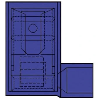 KLEMKO 101315 Aderdoorverbinder rond/vlak