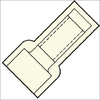 KLEMKO 101325 Aderdoorverbinder rond/vlak