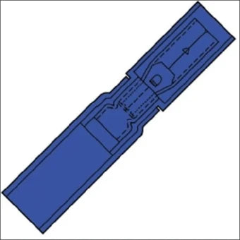 KLEMKO 130430 Aderdoorverbinder rond/vlak