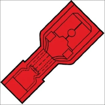 KLEMKO 156135 Aderdoorverbinder rond/vlak