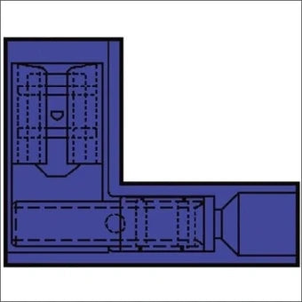 KLEMKO 156246 Aderdoorverbinder rond/vlak