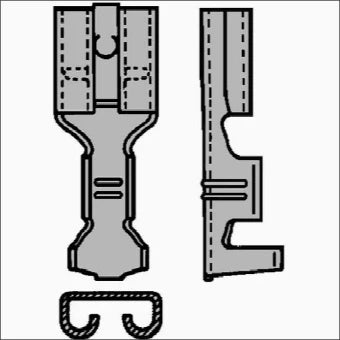KLEMKO 210390 B2507 FL Aderdoorverbinder rond/vlak