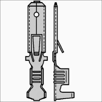 KLEMKO 210520 B410 H EV-2.5 Aderdoorverbinder rond/vlak