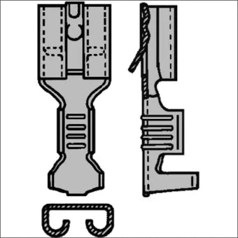 KLEMKO 210550 Aderdoorverbinder rond/vlak