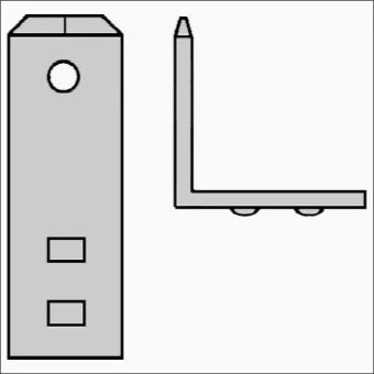 KLEMKO 215435 Aderdoorverbinder rond/vlak