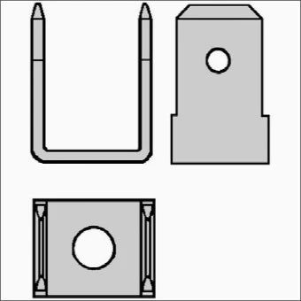 KLEMKO 215455 B63090482U-HM Aderdoorverbinder rond/vlak