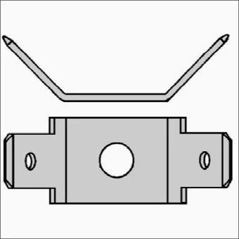 KLEMKO 215490 B63045482-HM Aderdoorverbinder rond/vlak
