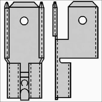 KLEMKO 215510 B63090083-FLH Aderdoorverbinder rond/vlak