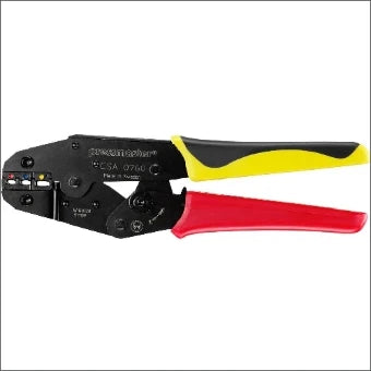 KLEMKO 900300 Presszange Kabelschuhe/-Verbinder, Aderendhuelsen, Schirmanschluss
