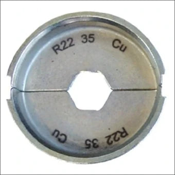 KLEMKO 902508 Presseinsatz fuer Crimpzange Kabelschuh-Verbinder, Aderendhuelse, Schirmanschluss