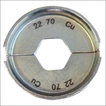 KLEMKO 902542 MS22-C70 DIN Persinzetstuk voor perstang kabelschoen-verbinder, adereindhuls, schermaansl.