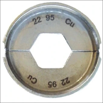 KLEMKO 902544 MS22-C95 DIN Persinzetstuk voor perstang kabelschoen-verbinder, adereindhuls, schermaansl.