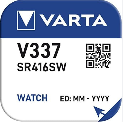 Varta Silberoxid Uhrenbatterie V337 / SR416SW 1,55 V