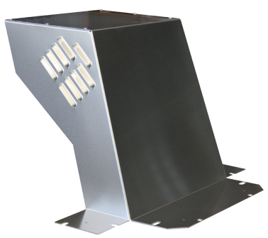Systemair WSD AxZent 400 – Motorschutzdach aus Aluminium für AxZent, Größe 400